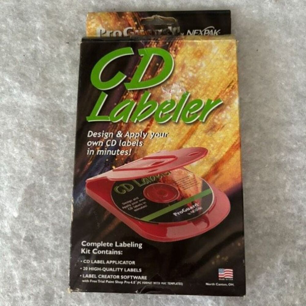 Pro Guard CD Labeler With Software *New*